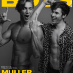 Tim Muller et Pierrot Muller couverture du magazine Boys Magazine